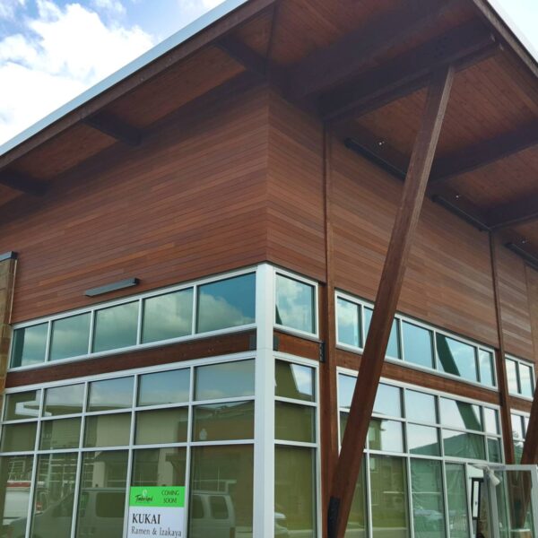 Resysta Siding on Restaurant Facade