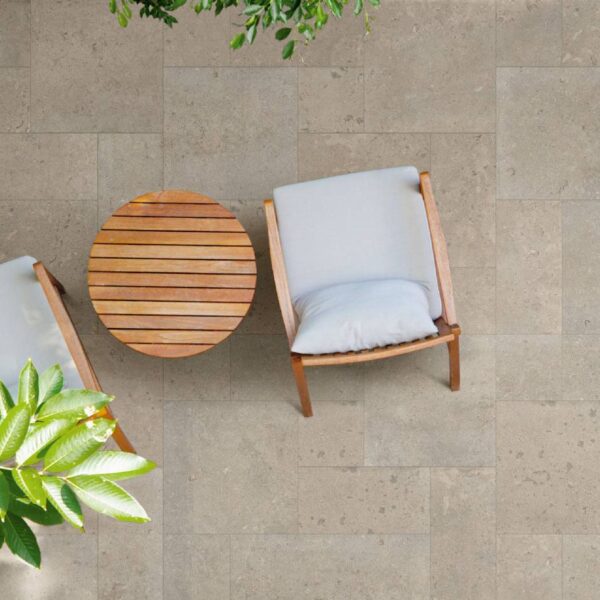 Porcelain Patio Pavers with Listo-Cream-24x36-inch-2CM-24x24-inch-2CM-12x24-inch-2CM-12x12-2CM