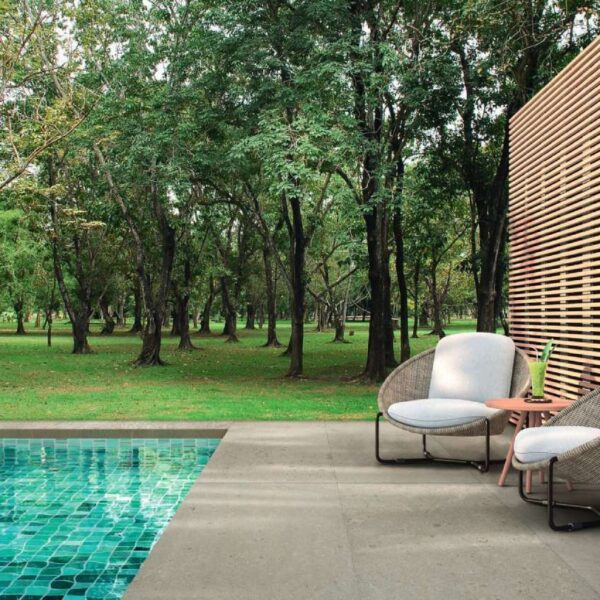 Pool Surround Deck with Listo Cream-24-48-inch-Outdoor-2cm-Porcelain-Pavers