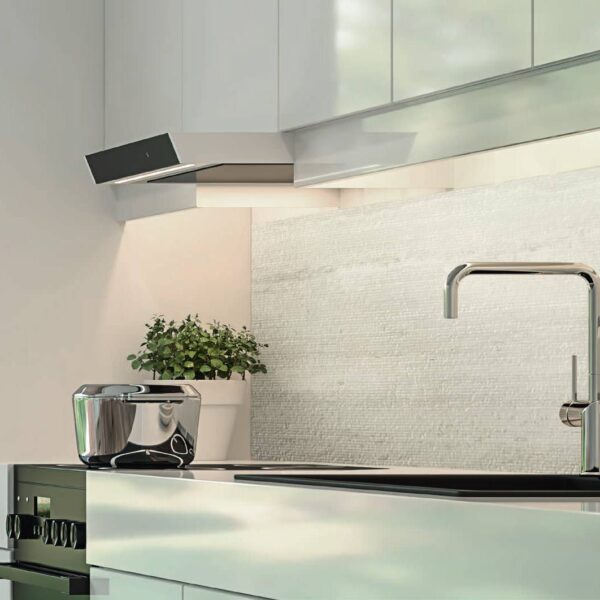 Wall with 24x48-inch-Listo-White-Chiseled-Finish-Porcelain