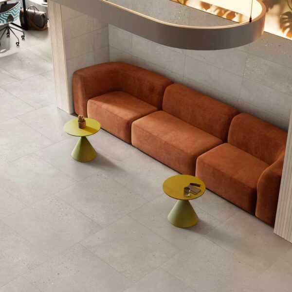 Modern Floor and Wall with Mod Clay 24x24-inch 2CM Porcelain Pavers